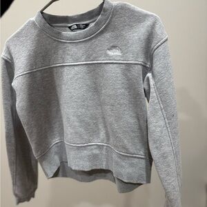The North Face Light Gray Crewneck Sweatshirt